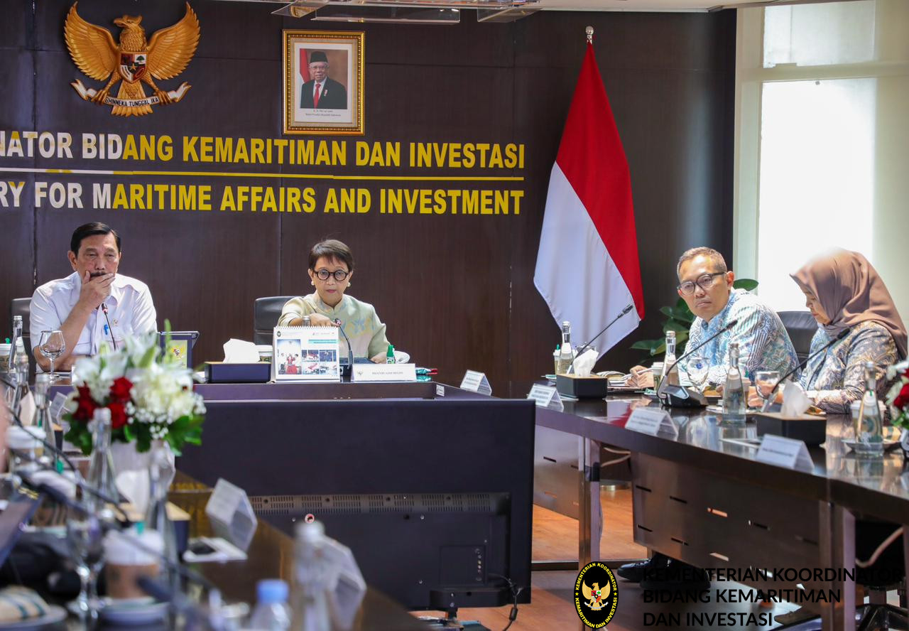 Dokumentasi Menko Marves Rakor Update Progress Deliverables Dan