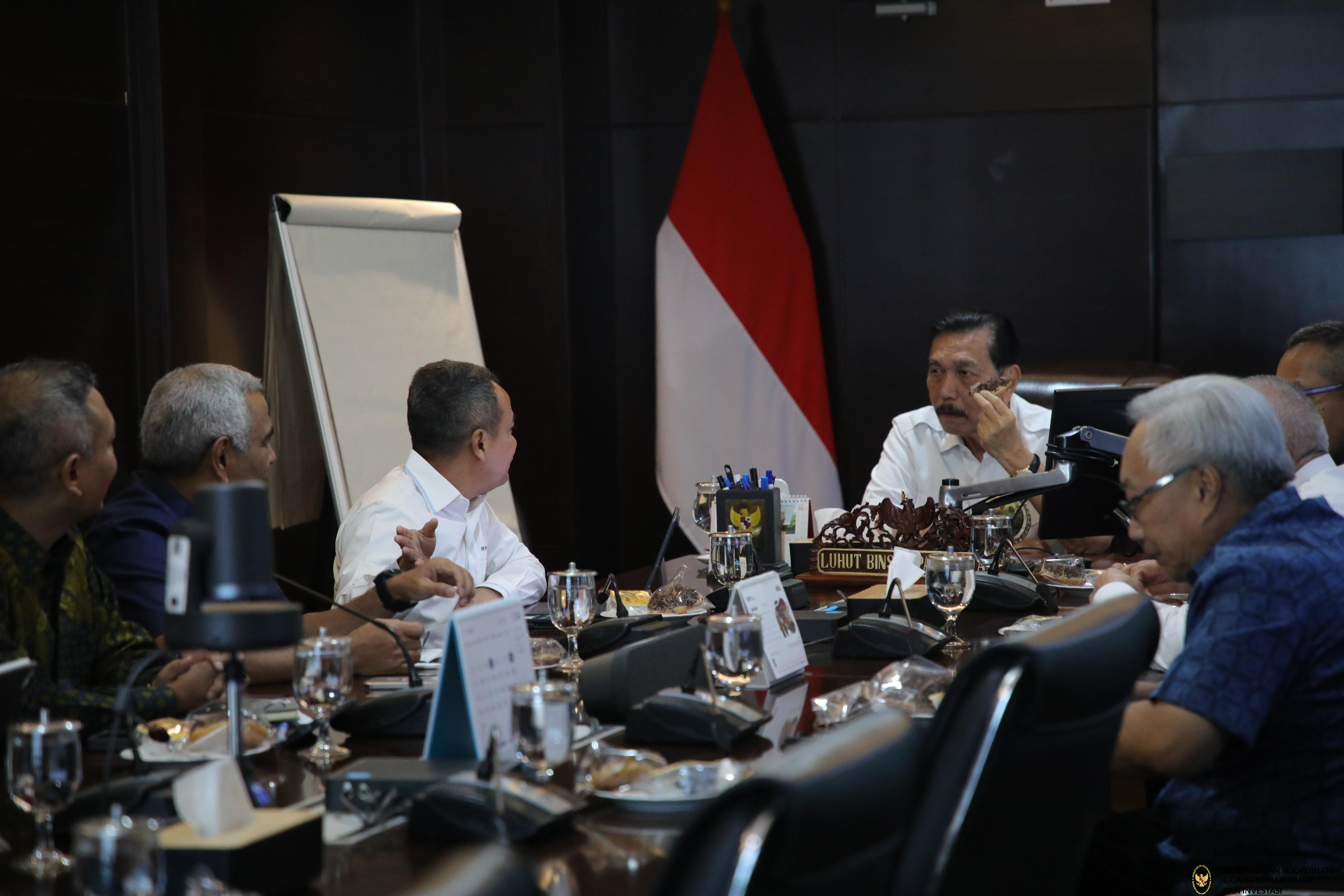 Meeting Menko Marves Dengan Pertamina