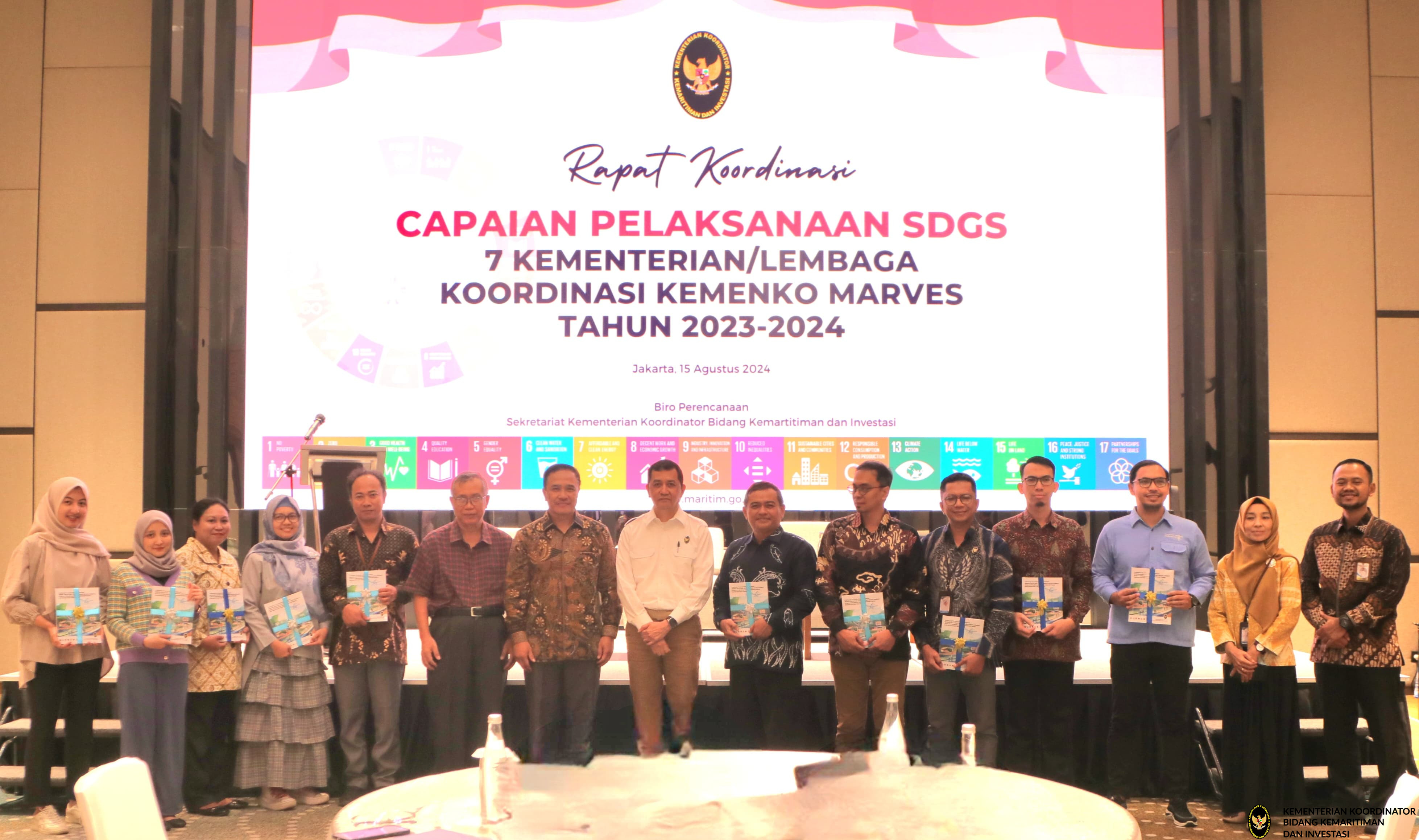 Kemenko Marves Evaluasi SDGs 2023 Bersama 7 K L Terkait