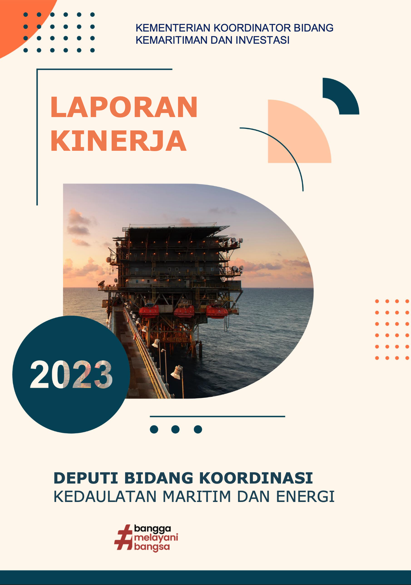 LAPORAN KINERJA 2023 DEPUTI BIDANG KOORDINASI KEDAULATAN MARITIM DAN ENERGI