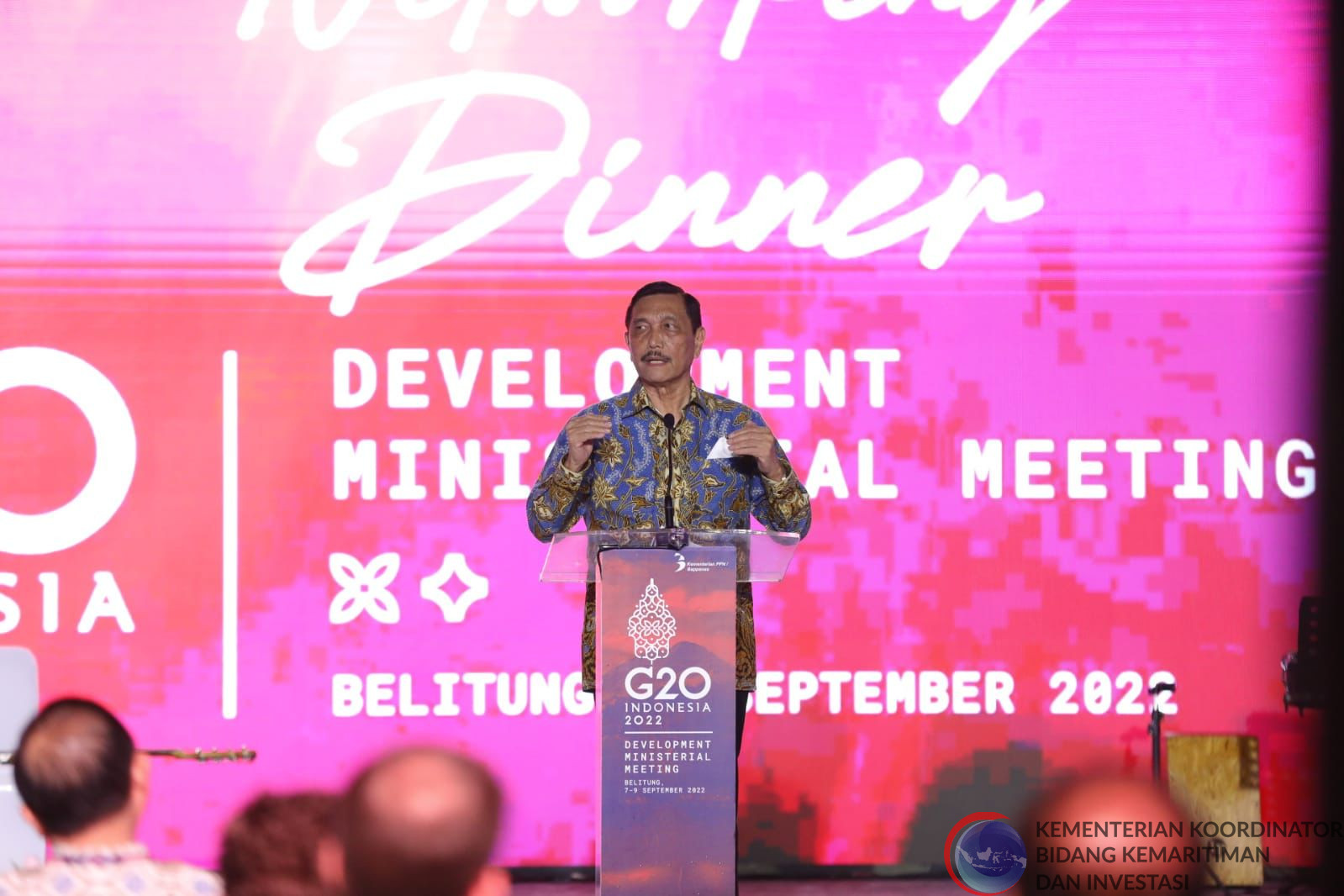 Menko Luhut Ajak Bangun Ekonomi Hijau dan Biru Melalui G20