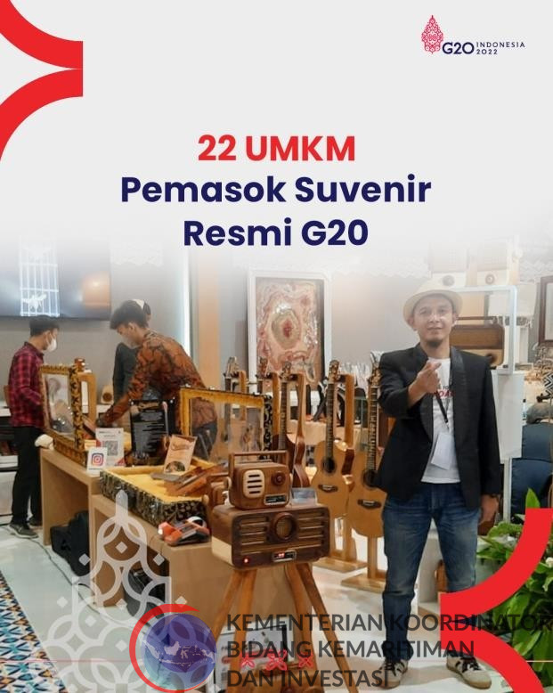 UMKM Lokal Pemasok Suvenir Resmi KTT G20