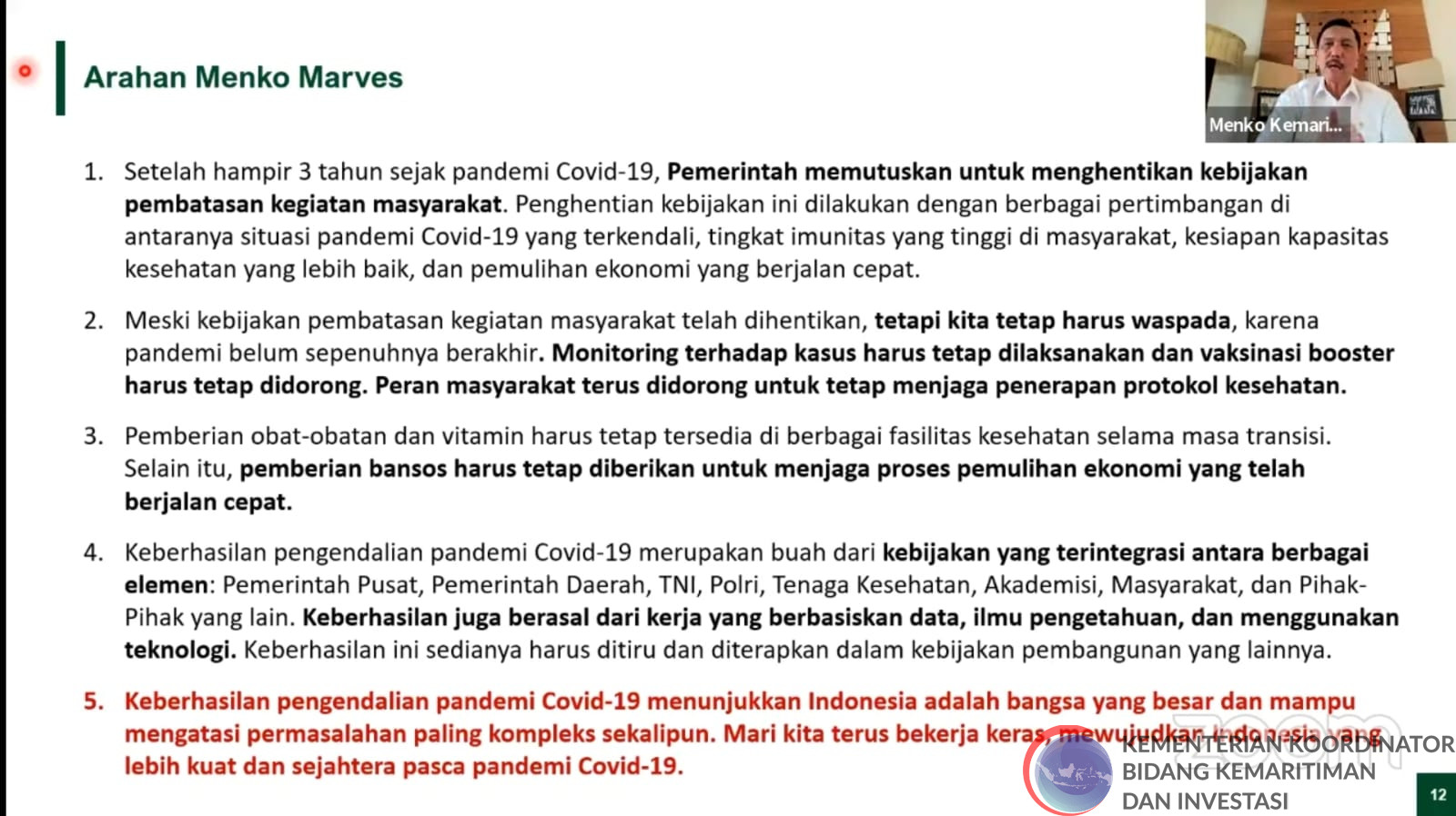 Strategi Transisi Pandemi menjadi Endemi: PPKM Resmi Dicabut