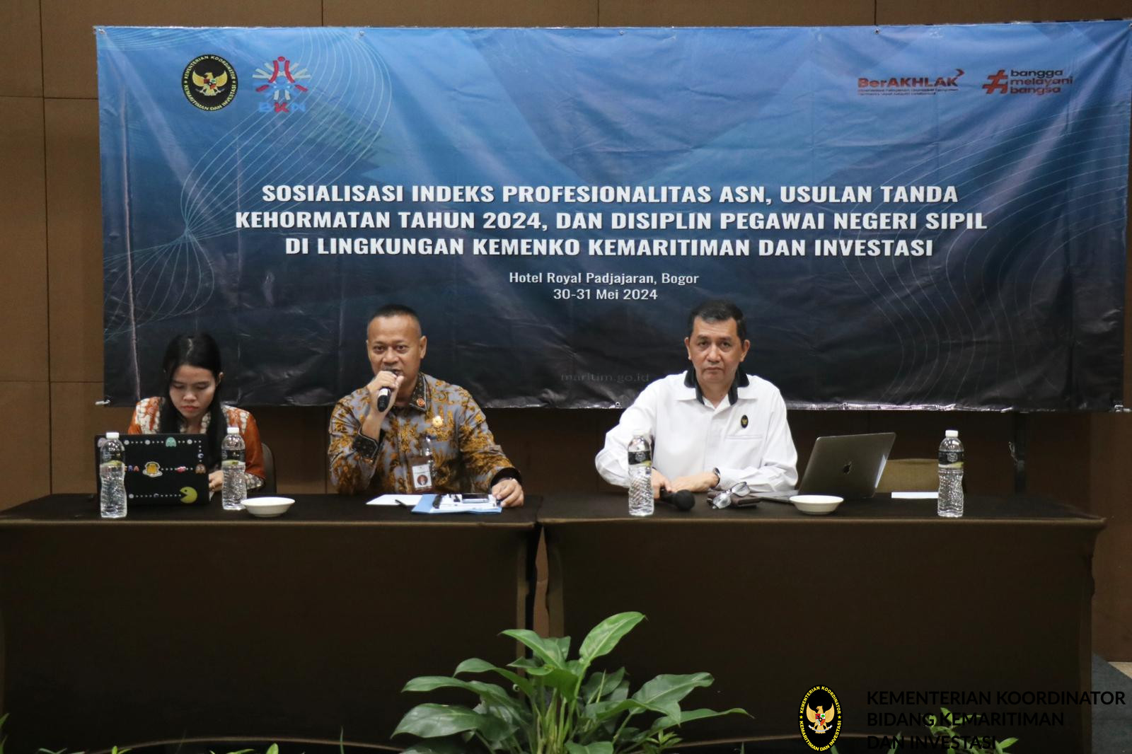 ASN Kemenko Marves Ikuti Sosialisasi Indeks Profesionalitas, Usulan Tanda Kehormatan, dan Disiplin Pegawai Tahun 2024 