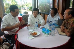 Menteri Koordinator Bidang Kemaritiman Luhut B Pandjaitan Pimpin Rapat Koordinasi  dengan Kementerian Lingkungan Hidup yg di hadiri langsung oleh Menteri LHK Siti Nurbaya, Tobasa 20 Agustus 2016