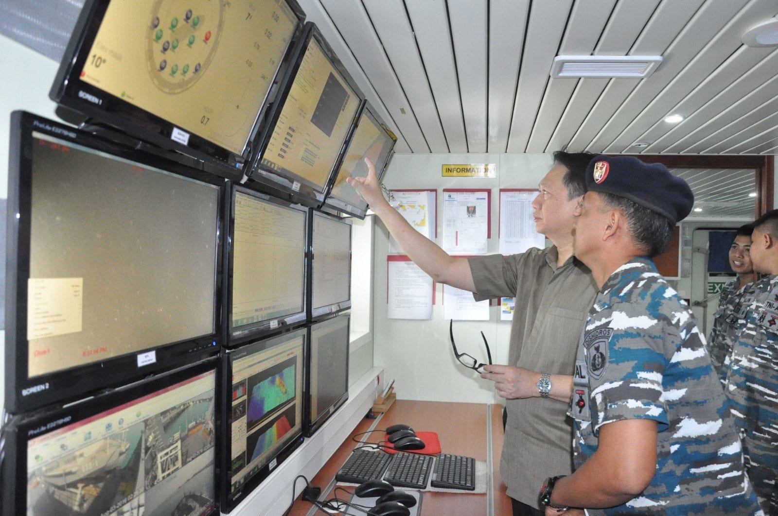 Survei Bersama Kemenko Bidang Kemaritiman dan TNI-AL di Selat Sunda Survei Bersama Kemenko Bidang Kemaritiman dan TNI-AL di Selat Sunda