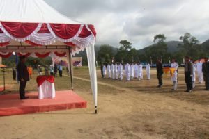 Kementerian Koordinator Bidang Kemaritiman yg di pimpin langsung oleh deputi IV Safri Burhanuddin menyelenggarakan Upacara peringatan Hut RI ke 71 yang di selenggarakan di Pulau Karimata, 17 Agustus 2016