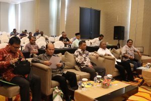 Suasana Rakor Pemenuhan Pasokan Daya Listrik Bagi Sarana dan Prasarana Pendukung Produksi Kelautan dan Perikanan Regional Maluku-Papua di Sorong (Rabu, 31/8)