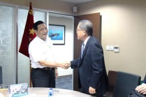 Menteri Koordinator Bidang Kemaritiman Luhut B. Pandjaitan Terima Presiden Director INPAX Mr. Shunichiro Sugaya di Kantor Kemenko Maritim, Jakarta 5 September 2016