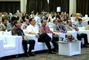 Menko Maritim, Luhut B. Pandjaitan menghadiri acara Rakornas Kemenpar III "Go Digital Be The Best", di Jakarta (15/9).