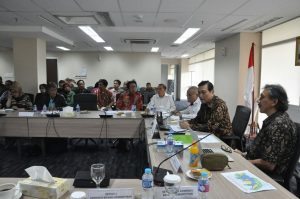 Menteri Koordinator Bidang Kemaritiman Luhut B Pandjaitan pada hari Jumat (9/9) pimpin rapat tentang reklamasi pantai utara Jakarta di kantor Menko, 9 September 2016