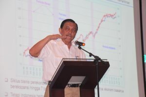 Menteri Koordinator Bidang Kemaritiman Luhut B Pandjaitan Hadiri FGD  Konsorium Riset Migas Kelautan "Realisasi Visis Eksplorasi Migas Nasional dan memberikan keynote speech nya di Gd Auditorium Djokosetono, Fakultas Hukum Universitas Indonesia, Depok 7 September 2016