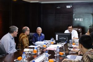 Menko Luhut saat meeting dengan Pak Erwin Jahja - Presdir PT. Binatek Energi Terbarukan di Kantor Maritim, Jakarta (15/11)