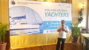 Pembukaan aplikasi YACHTERS yg di buka oleh asisten deputi jasa kemaritiman Bapak Okto Irianto, kementerian koordinator bidang kemaritiman di Batavia Marina (1/12)