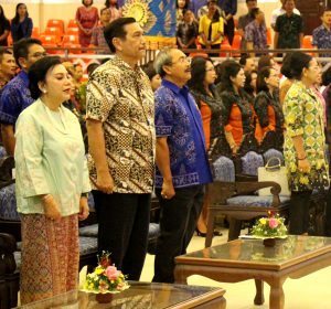 Menteri Koordinator Bidang Kemaritiman Luhut B Panjaitan berkunjung dan memberikan Kuliah Umum di Universitas Udayana di Bali (30/12)