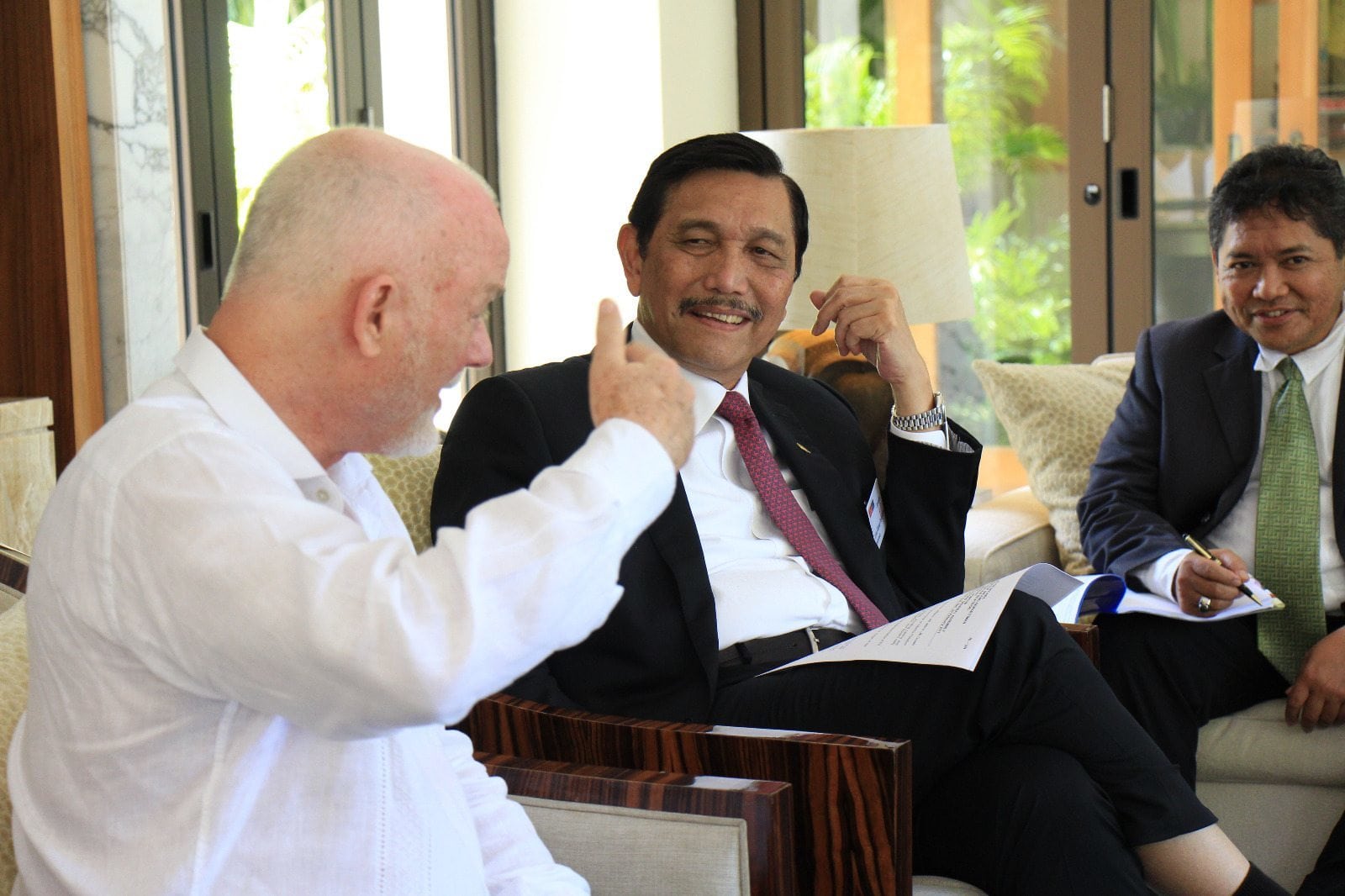 Menko Luhut Terima United Nations General Asembly Peter Thomson Menko Luhut Terima United Nations General Asembly Peter Thomson