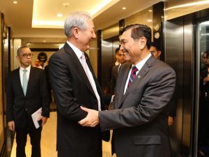 Menko Luhut Lunch Meeting bersama Mr. Teo Chee Hean (Deputi Perdana Menteri Singapura) beserta staf, di Jakarta (06/03) 