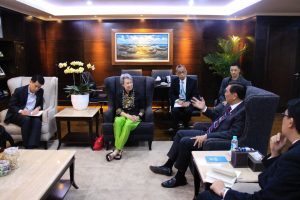 Menko Luhut Meeting bersama Madam Ho Ching (Istri PM Singapura) / CEO Temasek di Kantor Maritim (06/03)