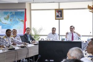 Menko Luhut B. Pandjaitan Pimpin Rakor Persiapan IMF-World Bank Annual Meeting di Bali Tahun 2018 (13/03)