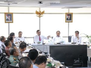 Menko Luhut B. Pandjaitan Pimpin Rakor Persiapan IMF-World Bank Annual Meeting di Bali Tahun 2018 (13/03)