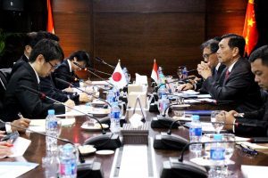 Menteri Koordinator Bidang Kemaritiman Luhut B Pandjaitan Terima Y.M. Nubuo Kishi (State Minister for Foreign Affairs Japan), (7/3)