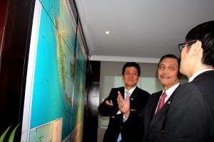 Menteri Koordinator Bidang Kemaritiman Luhut B Pandjaitan Terima Y.M. Nubuo Kishi (State Minister for Foreign Affairs Japan), (7/3)