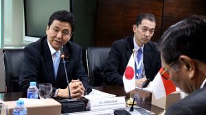 Menteri Koordinator Bidang Kemaritiman Luhut B Pandjaitan Terima Y.M. Nubuo Kishi (State Minister for Foreign Affairs Japan), (7/3)