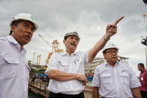 Kunjungan Menko Maritim Luhut B. Pandjaitan di DPS, Surabaya (20/2)