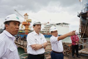 Kunjungan Menko Maritim Luhut B. Pandjaitan di DPS, Surabaya (20/2)