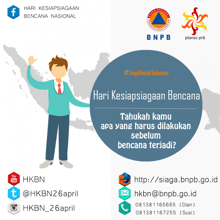 BNPB Menginisiasi Pencanangan Hari Kesiapsiagaan Bencana