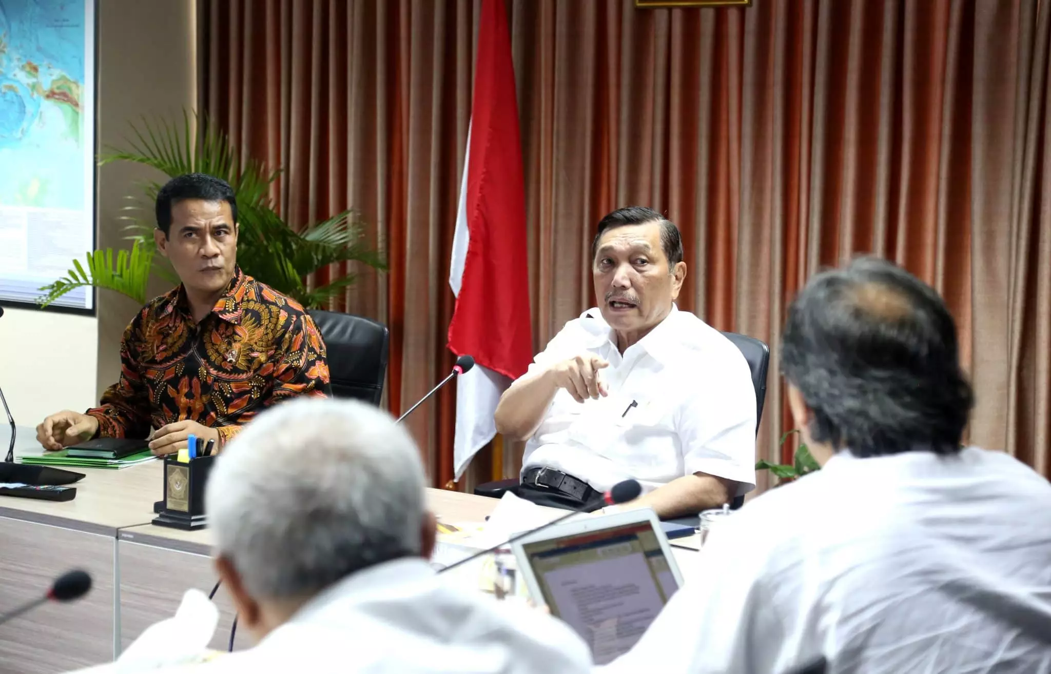 Rakor tentang Evaluasi Pembangunan Kawasan Industri Konawe (KIK), Provinsi Sulawesi Tenggara di Kantor maritim Rakor tentang Evaluasi Pembangunan Kawasan Industri Konawe (KIK), Provinsi Sulawesi Tenggara di Kantor maritim