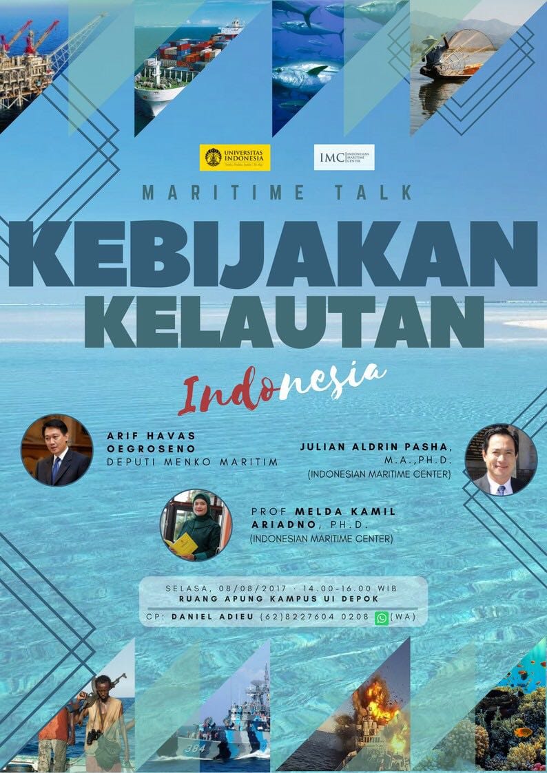 Deputi Bidang Koordinasi Kedaulatan Maritim Hadir dalam Maritime Talk: Kebijakan Kelautan Indonesia