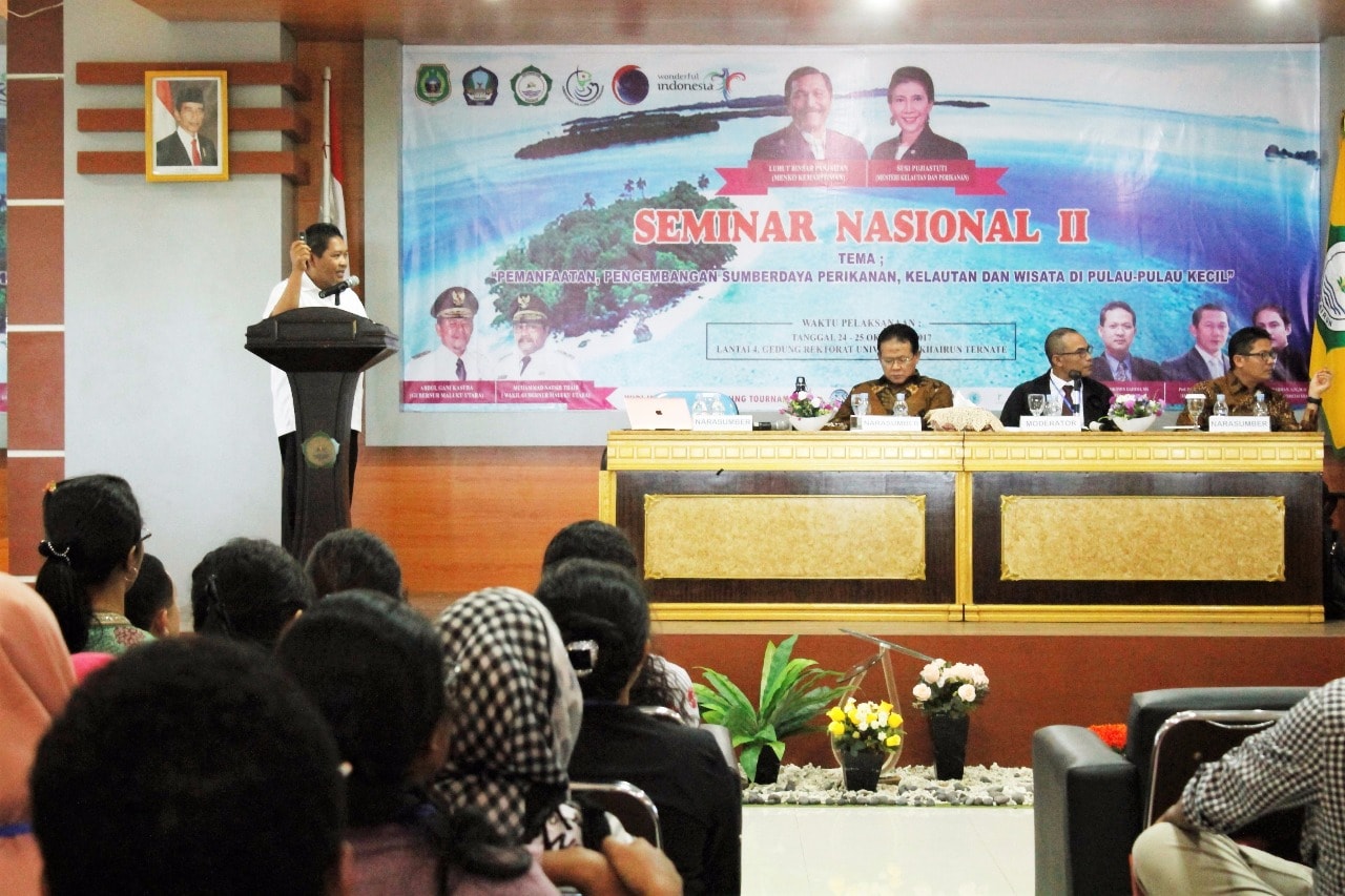 Deputi Bidang SDM,Iptek dan Budaya Maritim Menghadiri Seminar Nasional PPSPK II di Ternate