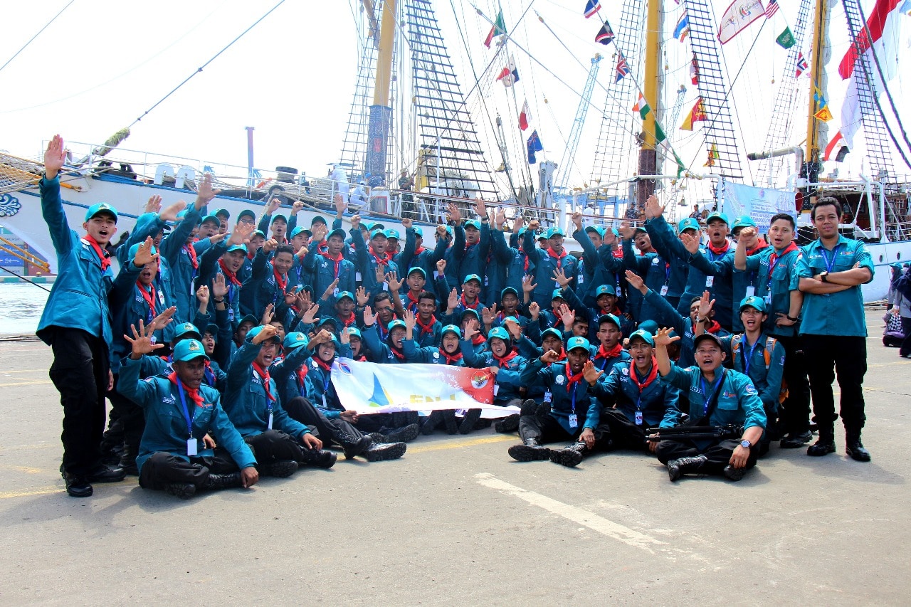 Para Peserta ENJ KRI Dewa Ruci 2017 Singgah di Batam Sebelum Melanjutkan Pelayaran ke Sabang