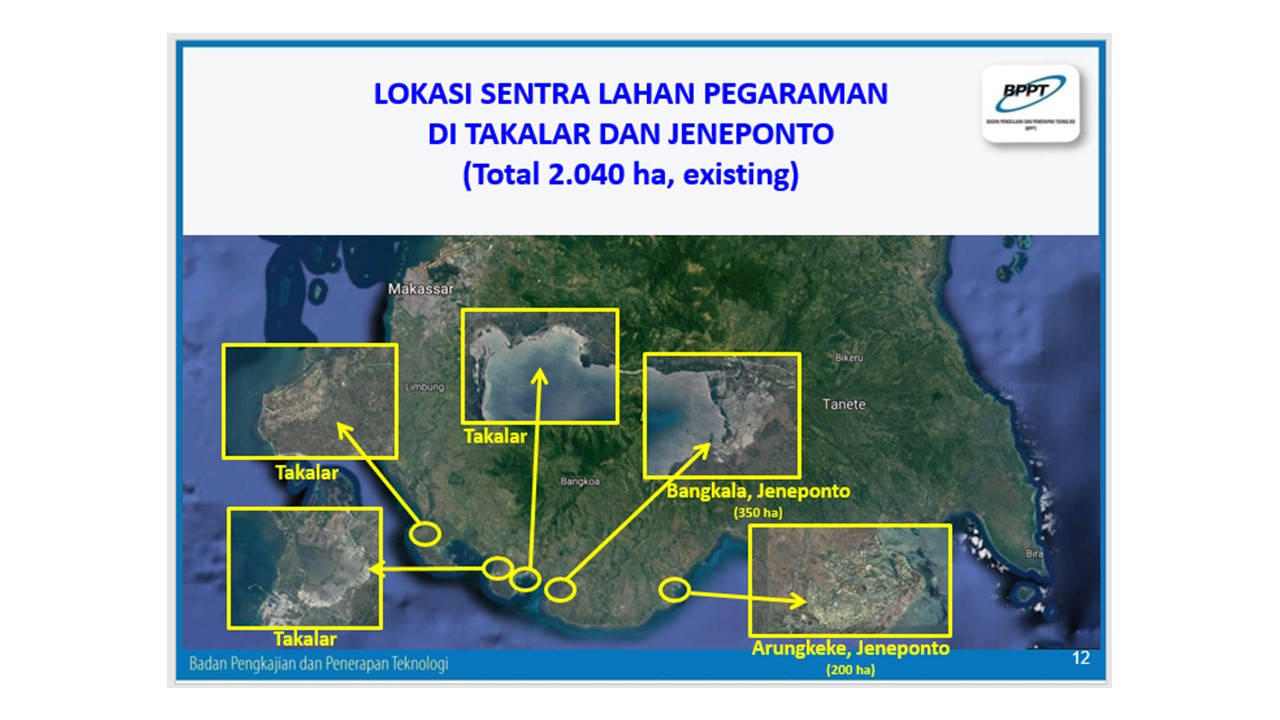 Tambak Garam Sulawesi Selatan Mendukung Swasembada Garam Nasional