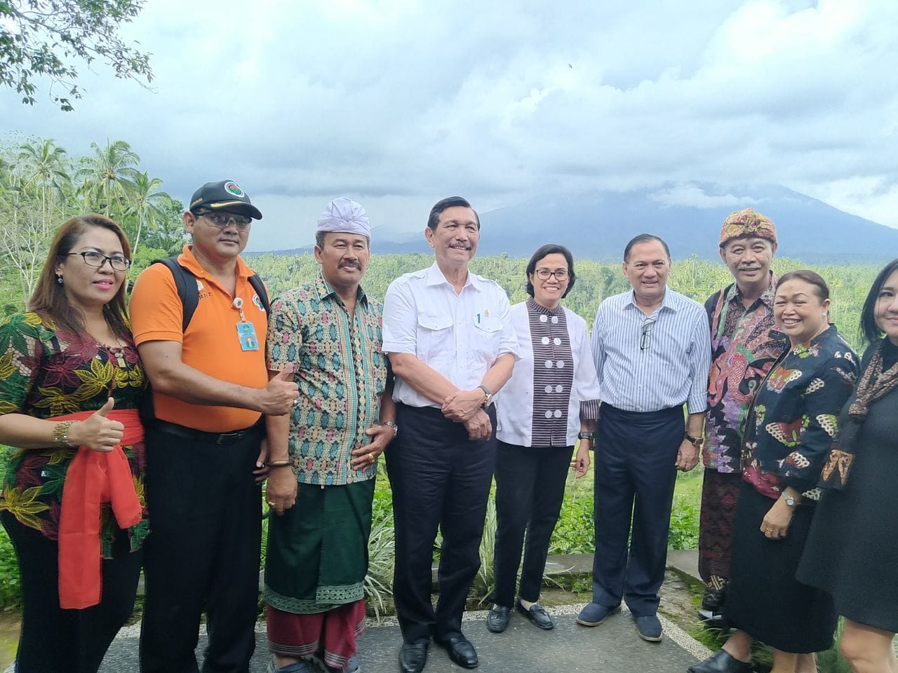 Kemenko Maritim Adakan Kunjungan Ke Posko Pengamatan Gunung Agung