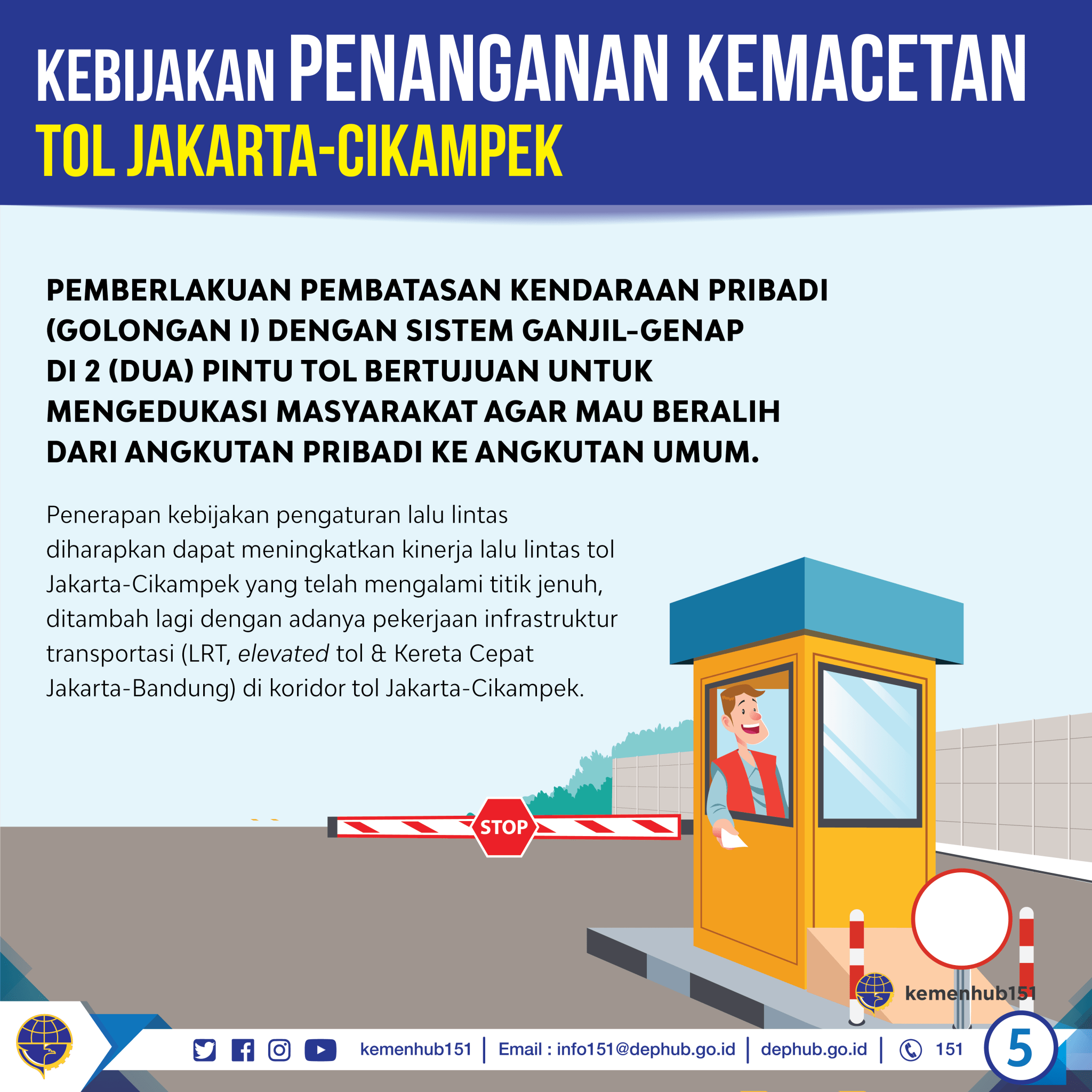 Kebijakan Lalin Tol Jakarta – Cikampek Sudah Melalui Kajian Matang