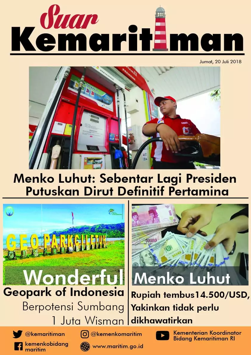Suar Kemaritiman Edisi 20 Juli 2018 Suar Kemaritiman Edisi 20 Juli 2018