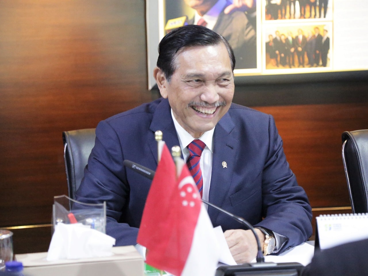 Menko Luhut Meeting with Mr Teo Chee Hean, Deputy Prime Minister and Coordinating Minister for National Security Singapura