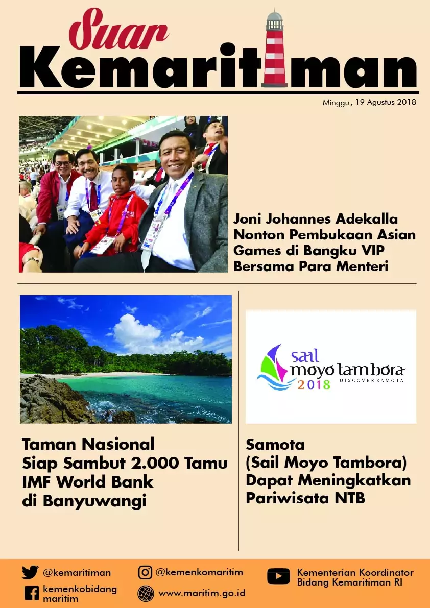 Suar Kemaritiman Edisi 19 Agustus 2018 Suar Kemaritiman Edisi 19 Agustus 2018