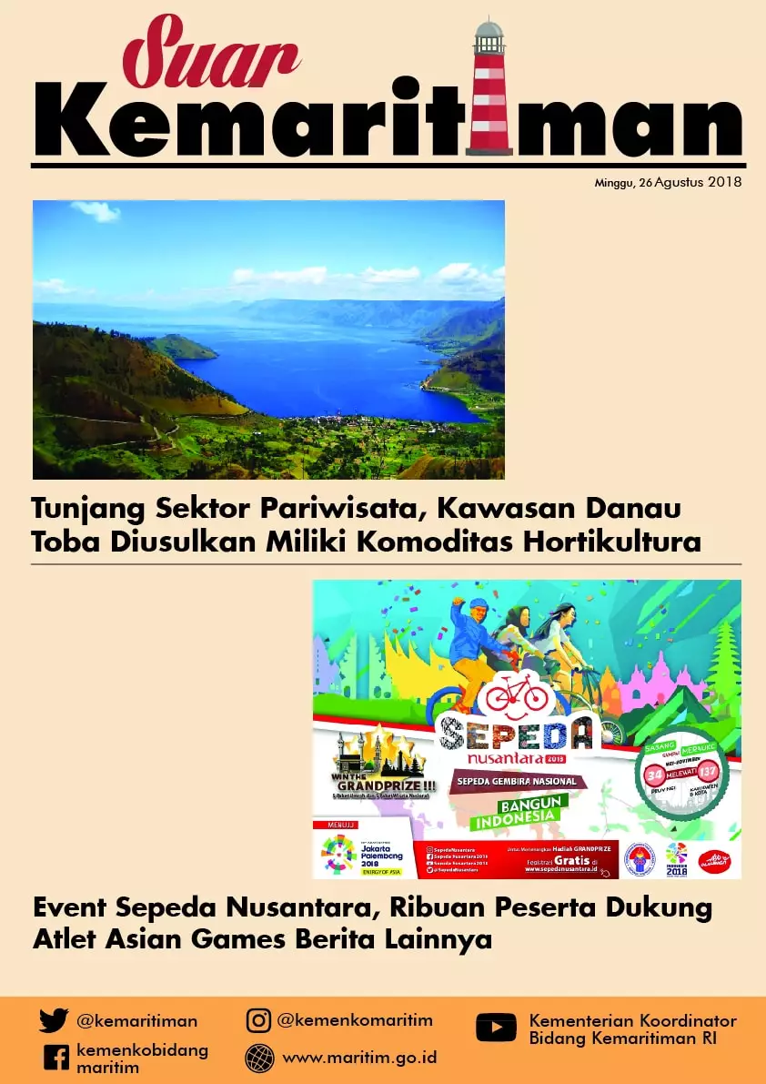 Suar Kemaritiman Edisi 26 Agustus 2018 Suar Kemaritiman Edisi 26 Agustus 2018