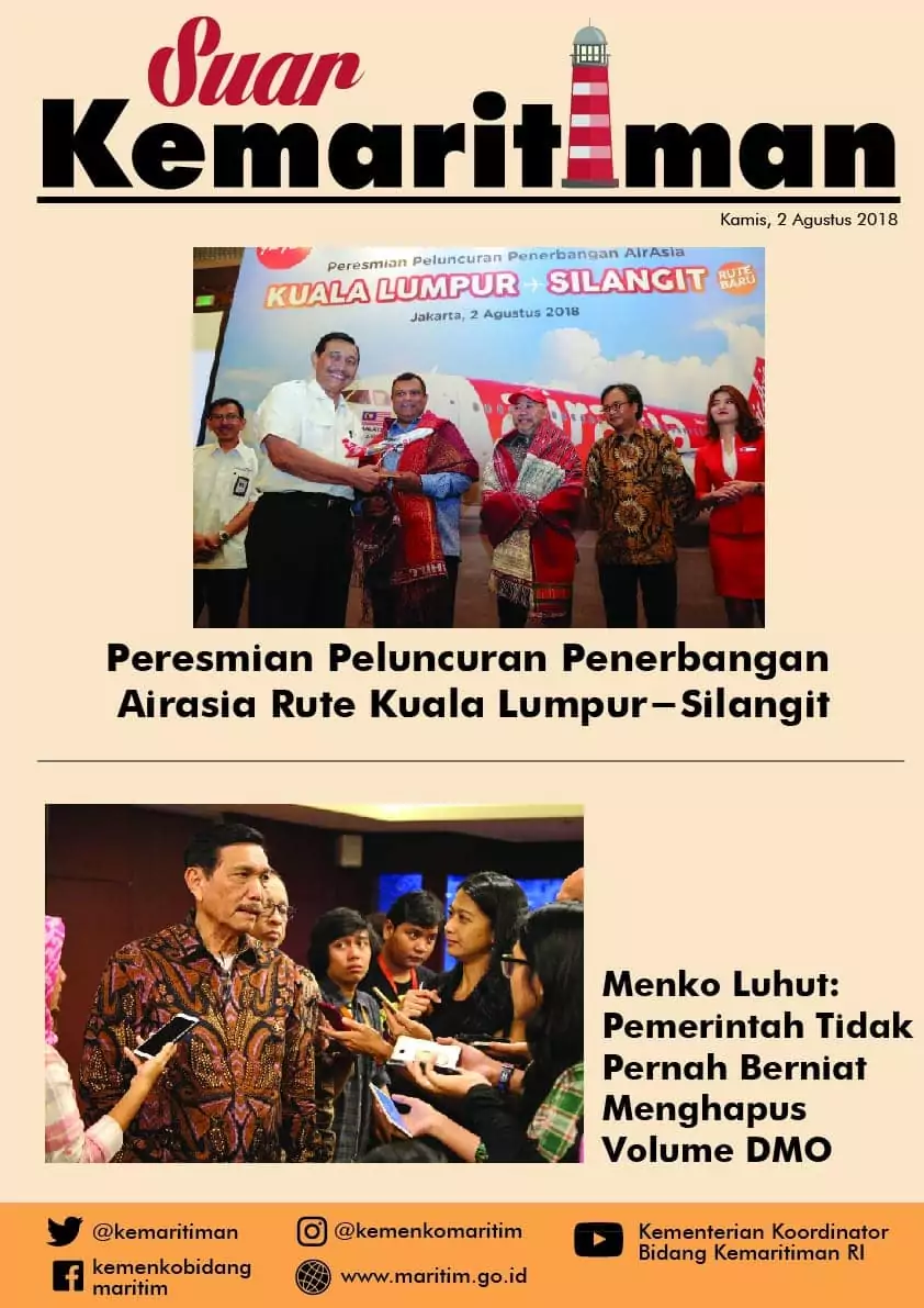 Suar Kemaritiman Edisi 2 Agustus 2018 Suar Kemaritiman Edisi 2 Agustus 2018