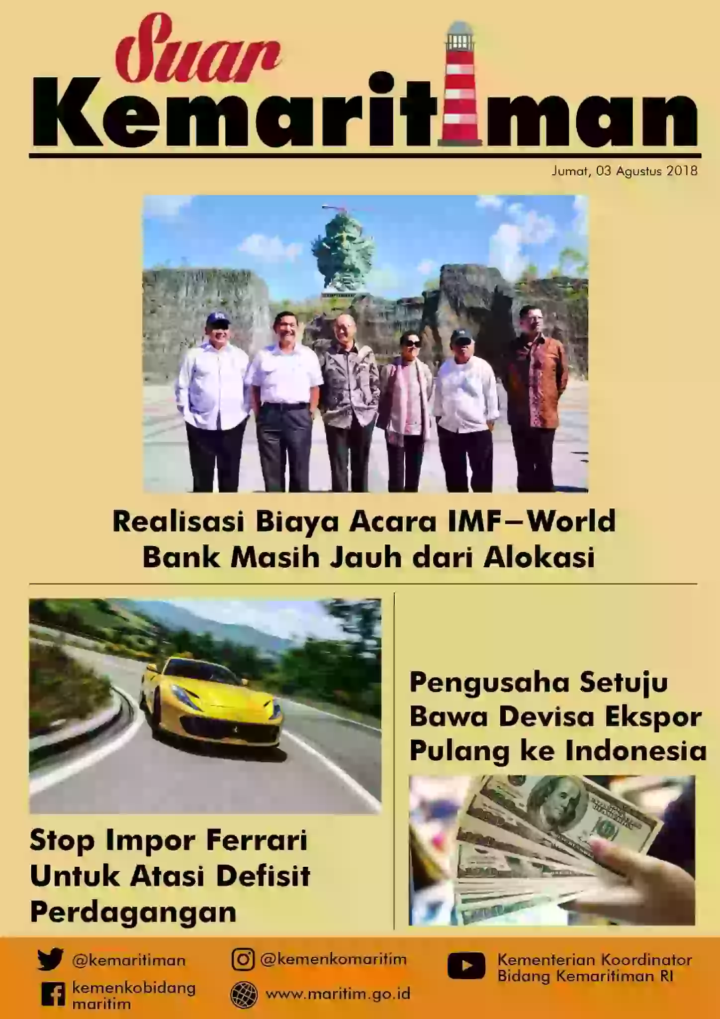 Suar Kemaritiman Edisi 3 Agustus 2018 Suar Kemaritiman Edisi 3 Agustus 2018