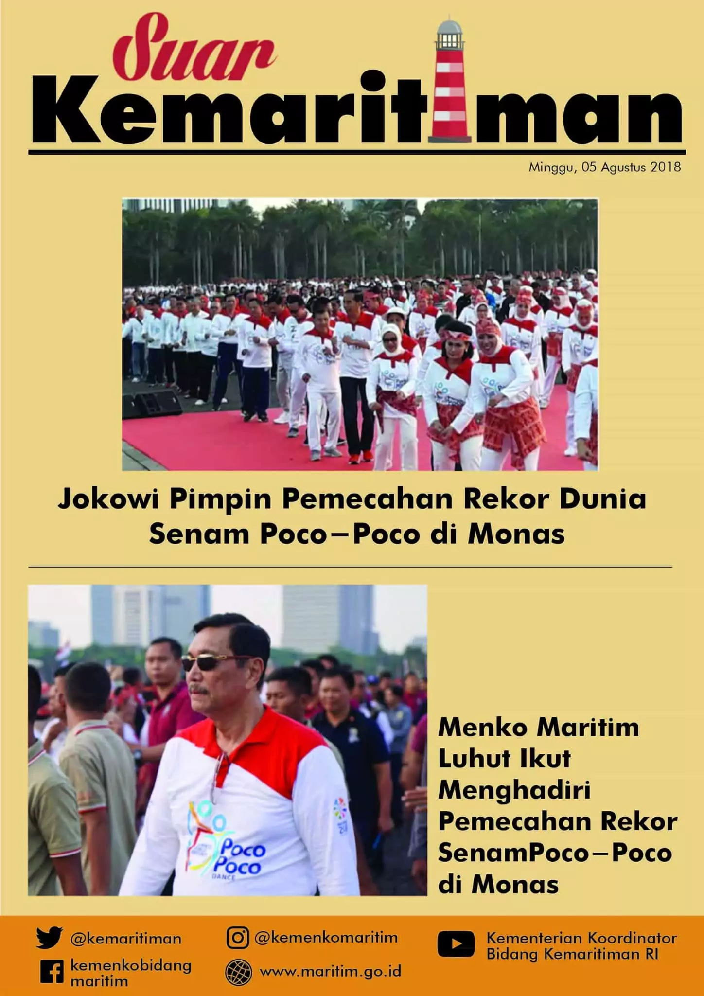 Suar Kemaritiman Edisi 5 Agustus 2018 Suar Kemaritiman Edisi 5 Agustus 2018