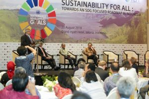 Menko Kemaritiman di Seminar Nasional Sustainability for All Towards an SDG Focused Roadmap