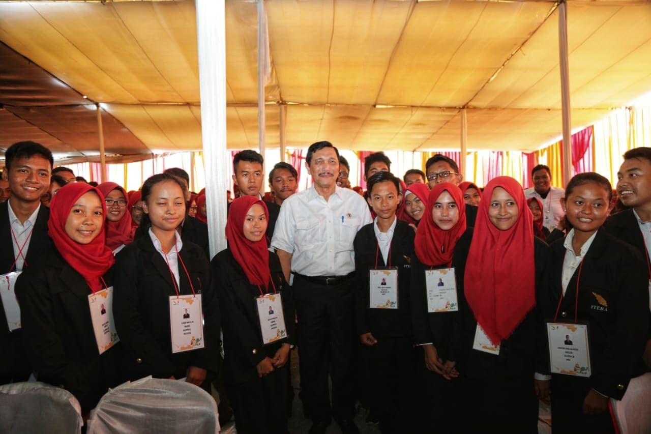 Menko Maritim Luhut B. Pandjaitan Menghadiri Undangan Sebagai Pembicara Pada Sidang Penerimaan Mahasiswa Baru ITERA 2018