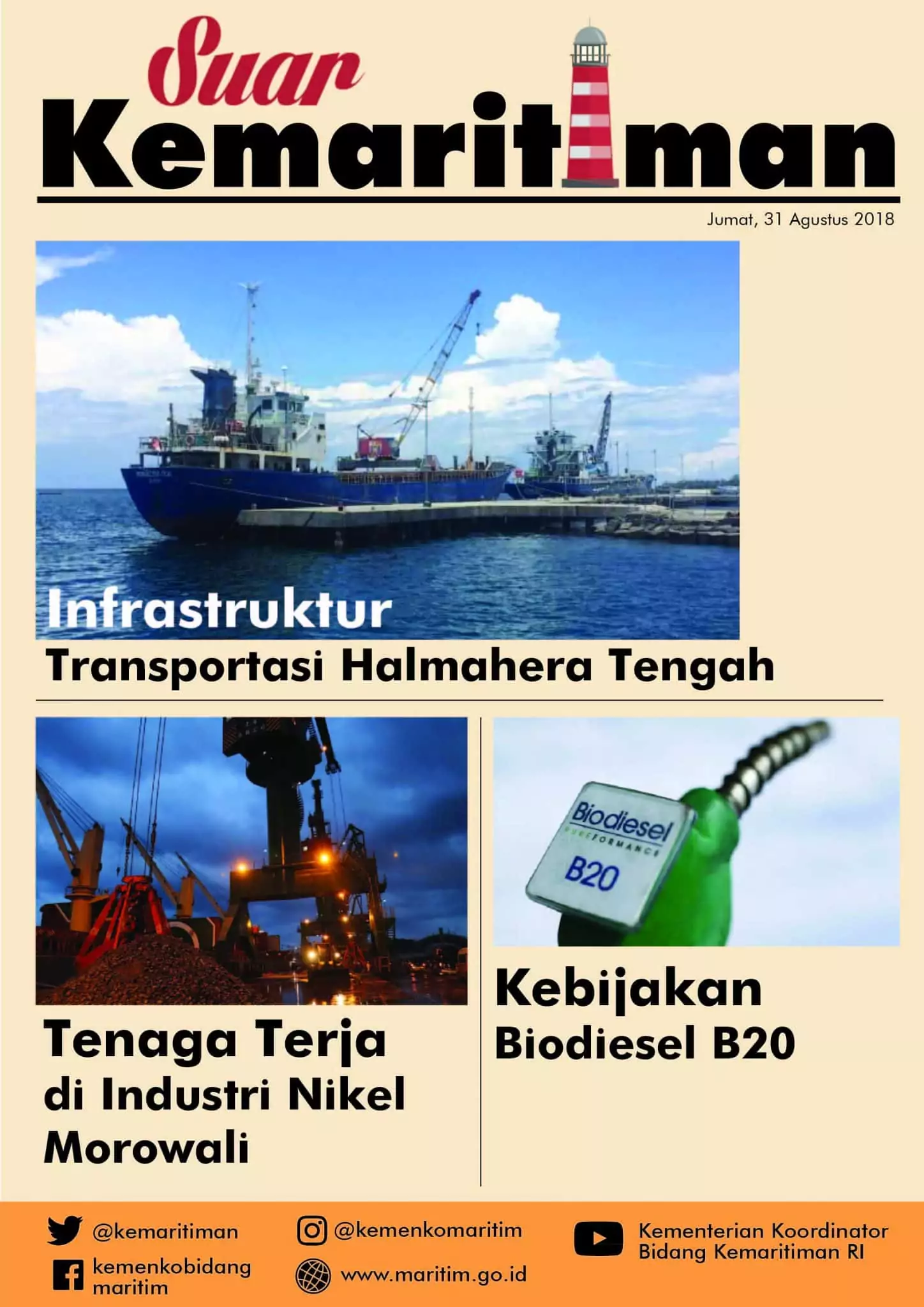 Suar Kemaritiman Edisi 31 Agustus 2018 Suar Kemaritiman Edisi 31 Agustus 2018