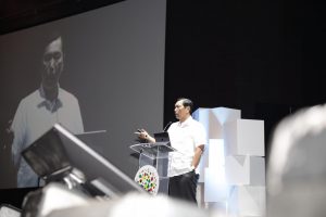 Menko Luhut menjadi Keynote Speech CIFP-2018 di Kota Kasablanka
