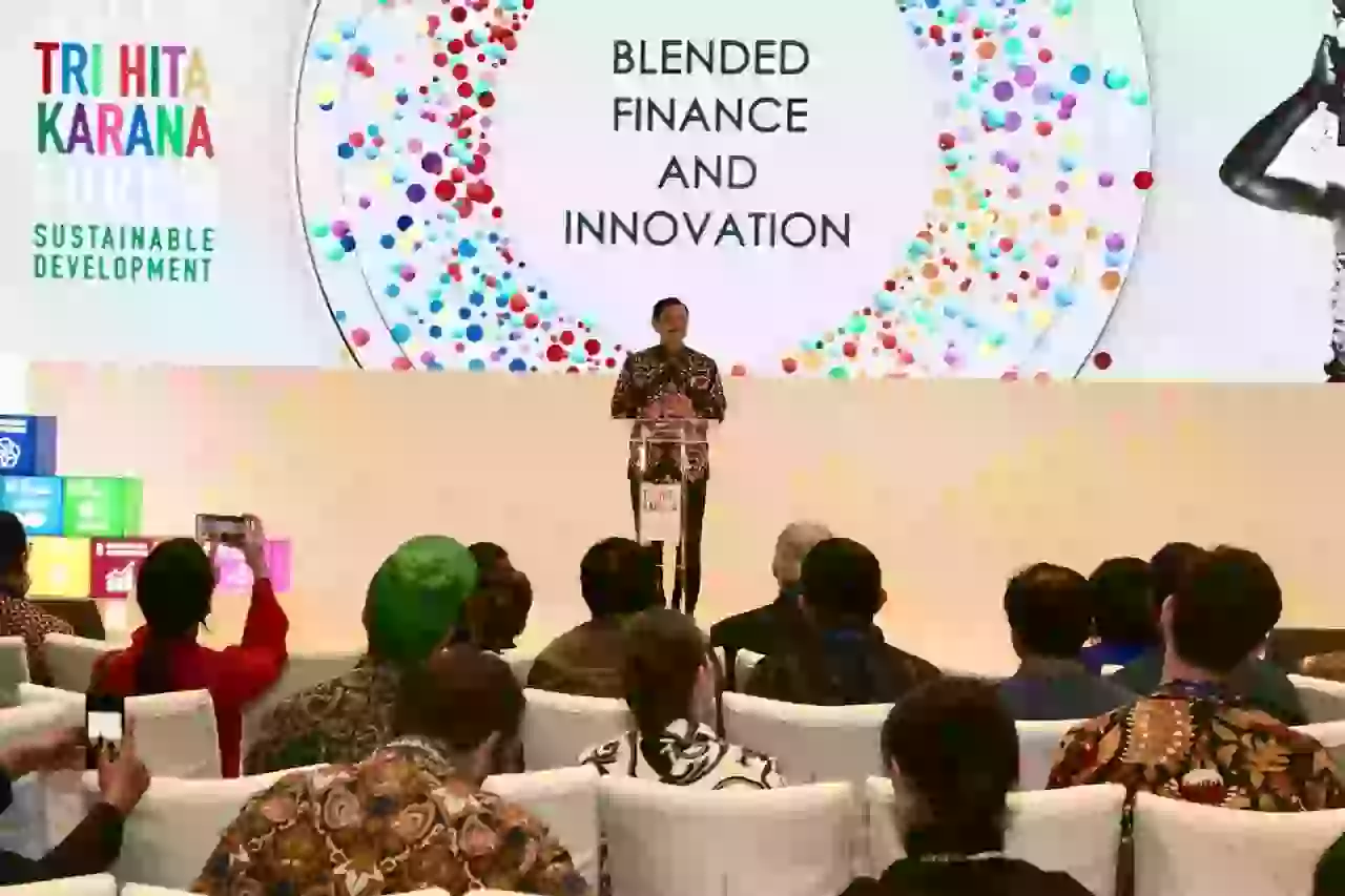 Menko Luhut menghadiri Blended Finance and Innovation Menko Luhut menghadiri Blended Finance and Innovation