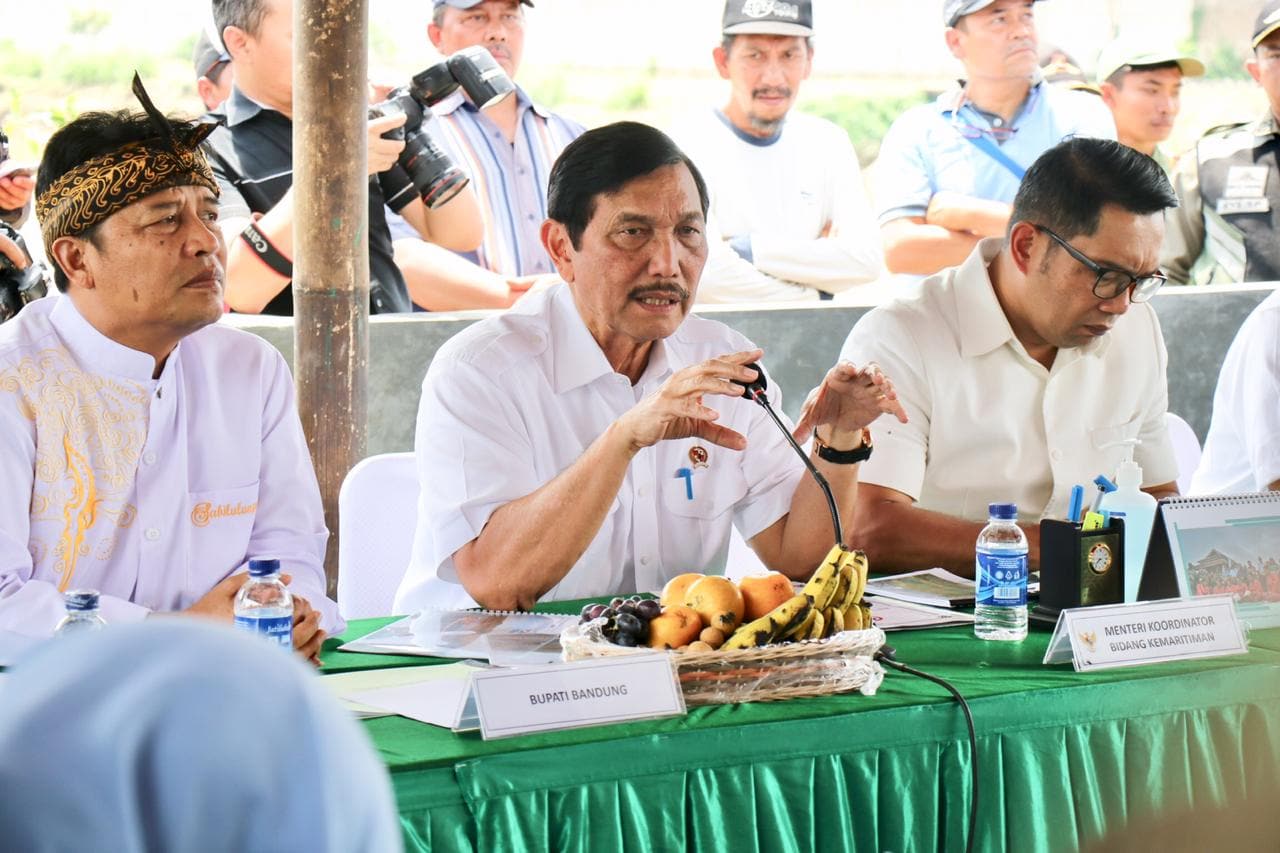 Menko Luhut : Rp 640 Milyar Siap Dianggarkan Untuk Percepatan Revitalisasi Sungai Citarum